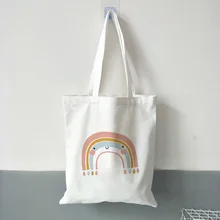 Сумка-тоут Холщовая Сумка Хозяйственная Сумка текст DIY иллюстрация ежедневное использование пользовательский принт Логотип эко многоразовая утилизация
