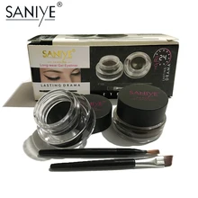 Сания 2 шт./компл. гель для бровей, Длительное Действие, подводка для глаз гель с кистью Водонепроницаемый макияж глаз Set Conjunto de Марка M206