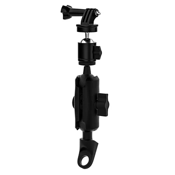 

Motorcycle Bike Camera Holder Handlebar Mirror Mount Bracket 1/4 Metal Stand Action Cameras Accessory
