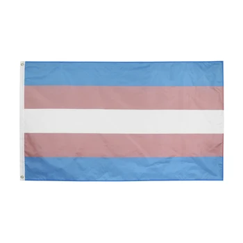 

100/200/500/1000 pcs/lot LGBT trans transgender pride Flag 3x5FT Polyester Banner Gift Sports Vivid Color Digital Printed