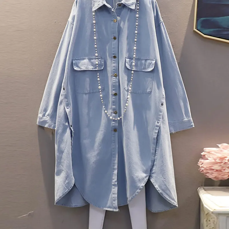 XITAO Casual Split Side Blouse Women 2020 Autumn