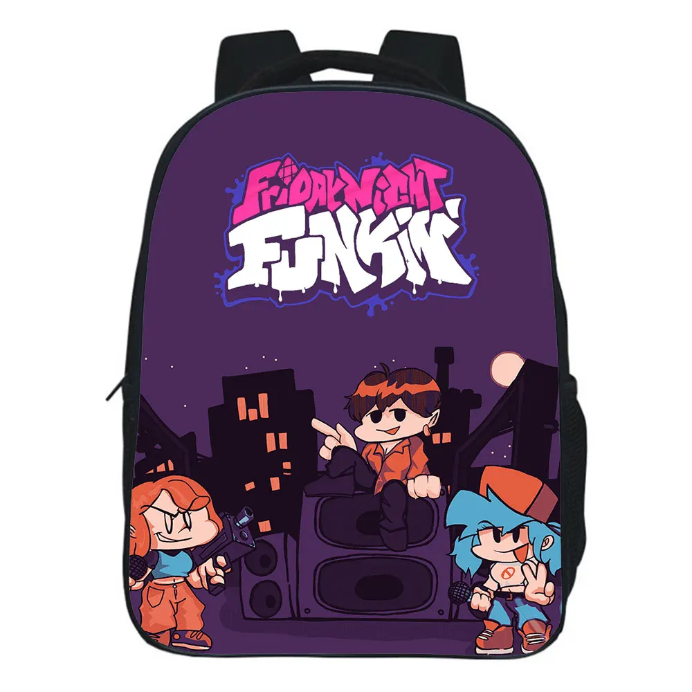 Friday Night Funkin Backpack School Bag Children Cartoon Mini Kindergarten Rucksack Baby Boys Girls Kids Knapsack Mochila
