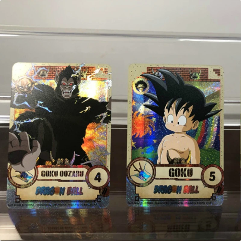 

28pcs/set Dragon Ball Z Super Saiyan Goku Jiren Poker Game Action Toy Figures Commemorative Edition Collection Cards