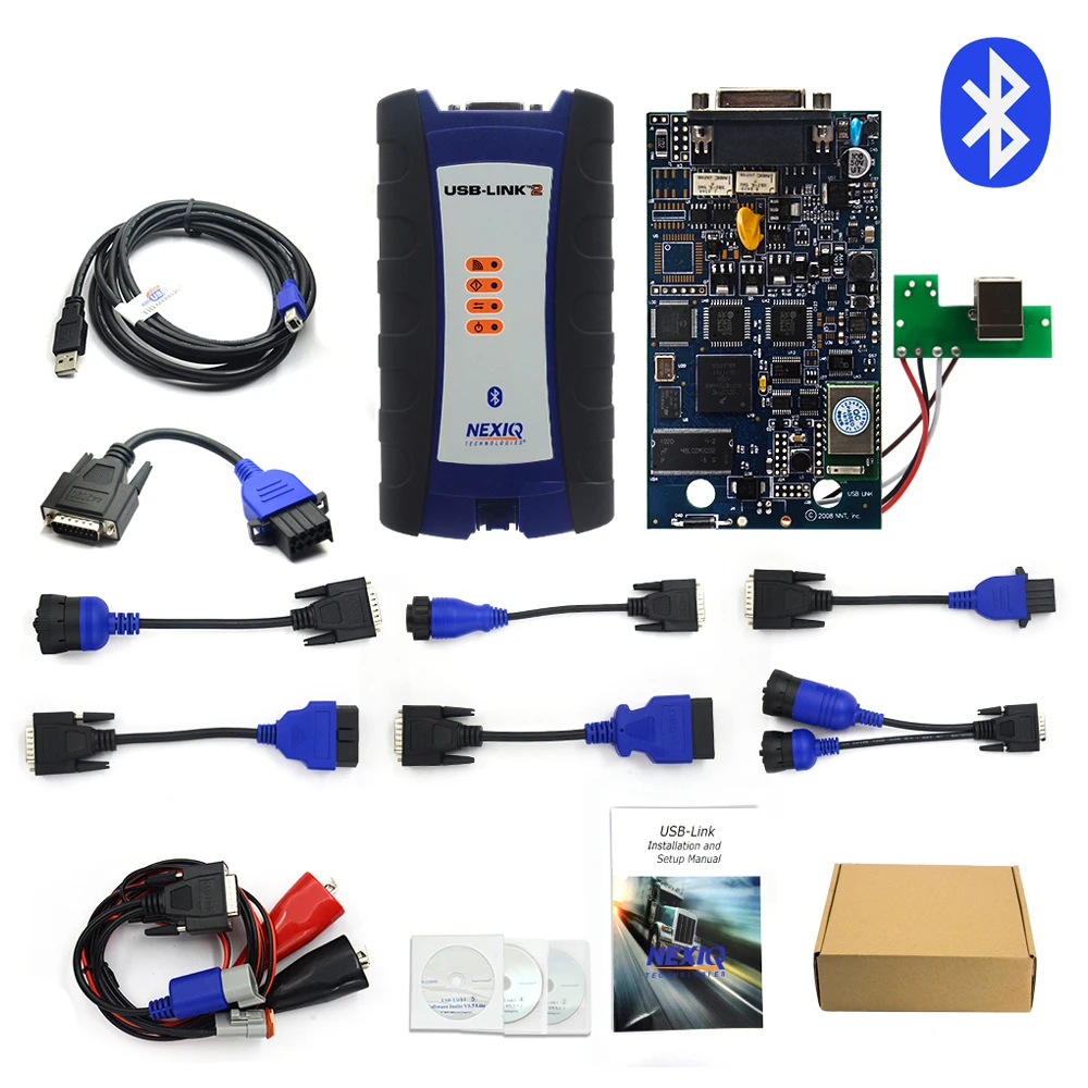 PROD 1005001770025695 USB Link 2 Diesel Truck Diagnostic Tool NEXIQ2
USB Link with Bluetooth for Heavy Duty Truck Scanner Diagnosis