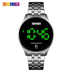 SKMEI Лидирующий бренд Мужские часы светодиодный сенсорный экран Мужские Цифровые часы 30 м водонепроницаемые мужские наручные часы Relojes Para