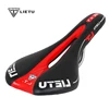 LIETU Bicycle Saddle MTB Road Bike Cycling Silicone Skid-Proof Saddle Seat Silica Gel Cushion Seat Leather Cycle Accessories ► Photo 2/6