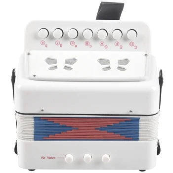 

Mini 10 Button Children's Accordion Toy Supports Bass Chord 14 Notes, Early Childhood Children's Musical Toys