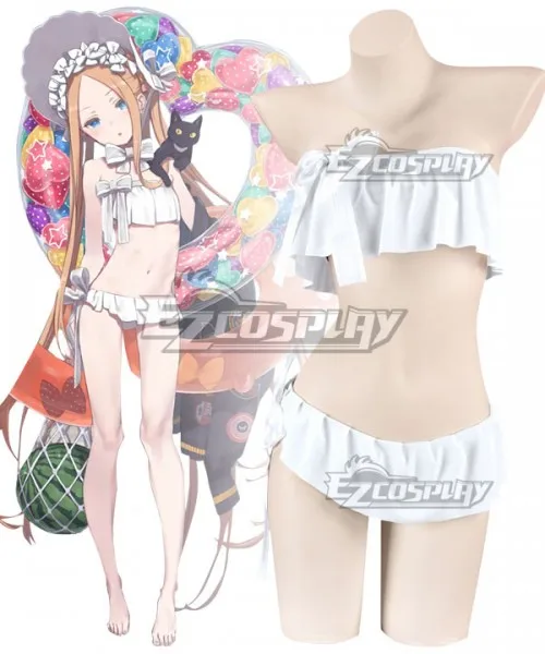 

Fate Grand Order FGO Abigail/костюм Уильямса, Белый Летний костюм для девочек для вечеринки, костюм для бассейна, костюм для косплея на Хэллоуин E001