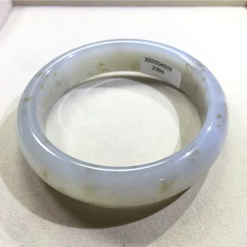 

Natural Hetian jade bracelet tobacco purple candy women's Hetian jade bracelet