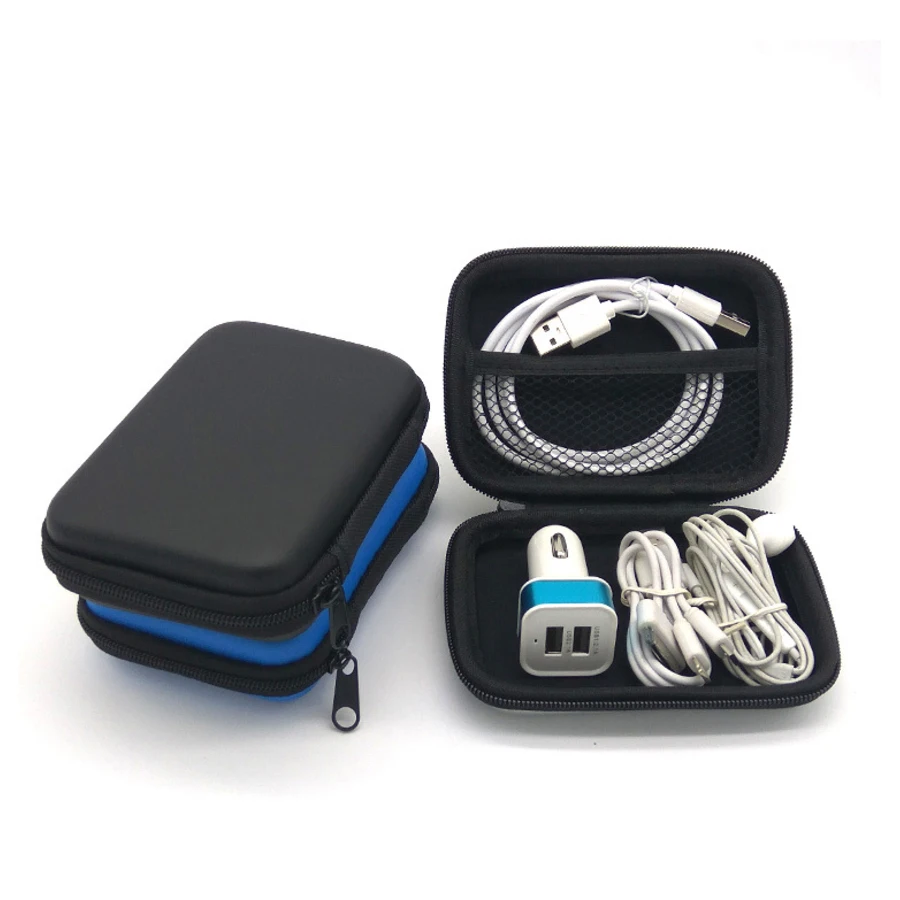 MP3 Player Digital Storage Bag Mobile Phone Data Cable Package Zipper Bag Portable Zip Lock Organizer case