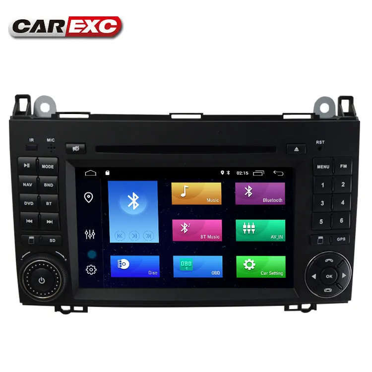 Best Android9.0 7 Inch Car DVD Player Stereo System For Mercedes/Benz/Sprinter/W169/B200/B-classA160 BT WIFI Radio GPS BT USB 1