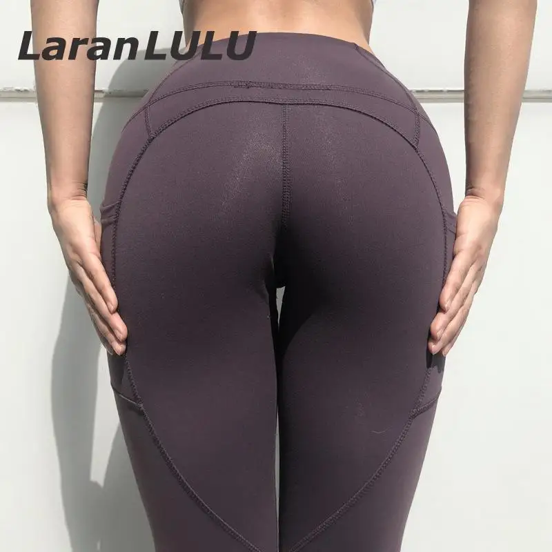 Женские штаны для бега с карманами, новые женские спортивные тренировочные штаны, спортивные женские тренировочные штаны с высокой талией для фитнеса