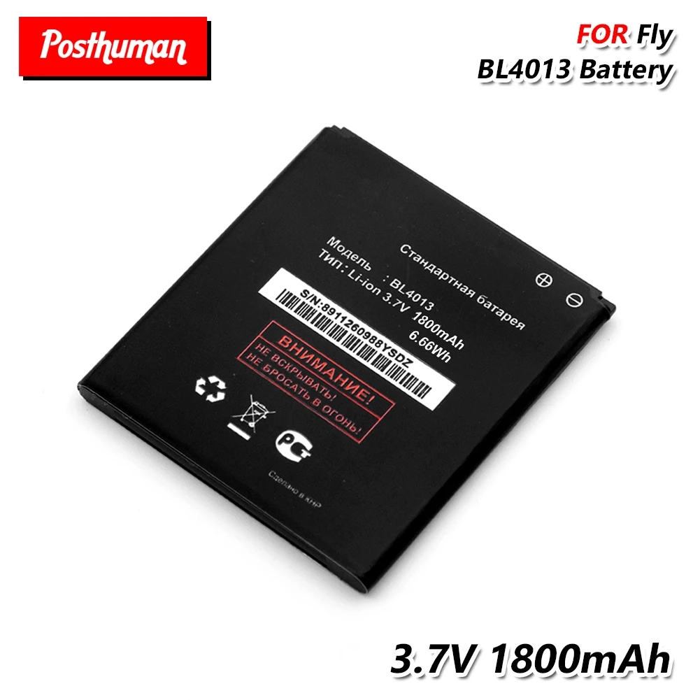 

BL4013 Replacement Lithium Phone Battery BL 4013 3.7V 1800mAh Rechargeable li-ion Li-polymer Battery For Fly IQ441 Mobile Phone