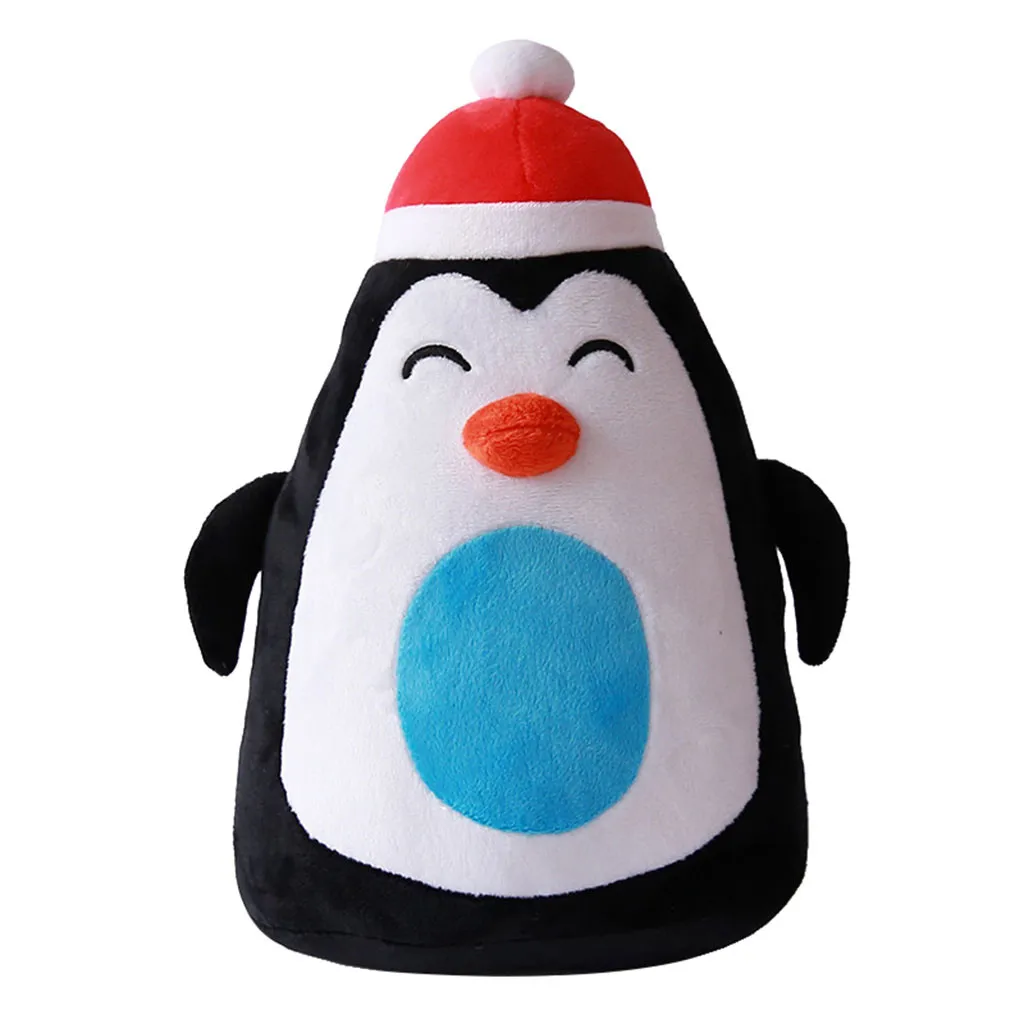 SJJ91016024C Merry Christmas Santa Snowman Elk Plush Doll Christmas Gift Pillow Toy Christmas Ornaments for Home pillow 10.21 - Color: SJJ91016024C