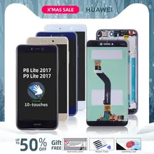 Дисплей для HUAWEI P9 Lite Nova Lite GR3 LCD в сборе с тачскрином на рамке 5.2'' белый золото черный синий