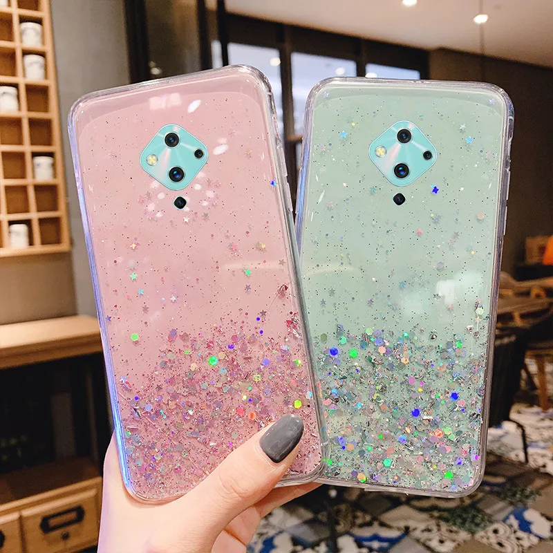 Роскошный блестящий Звездный ЧЕХОЛ ДЛЯ VIVO S5 Z5X V15 Pro Чехол NEX X27 X23 X21i X21 X20 X9 X9s Plus X7
