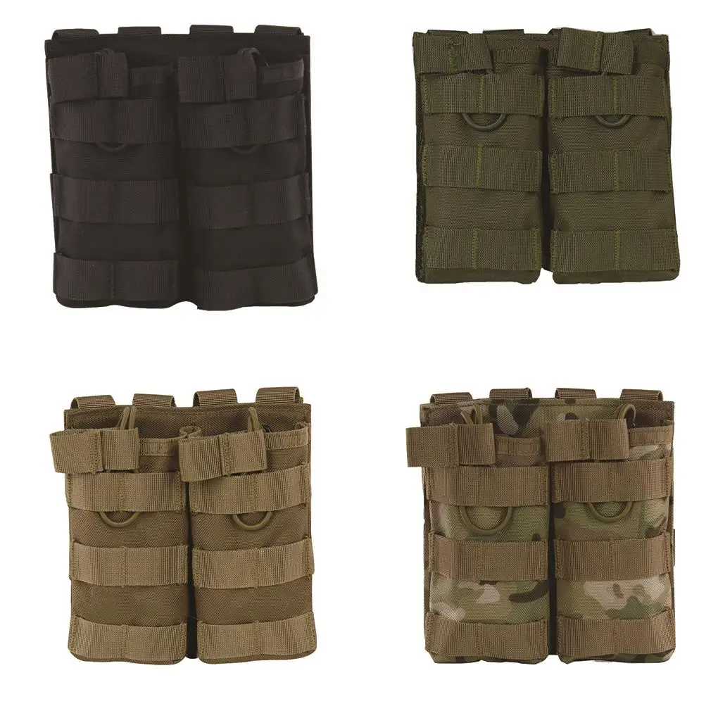 Molle Double Magazine Pouch 1000D Nylon Utility Vest Storage Bags Outdoor Accessories Pocket