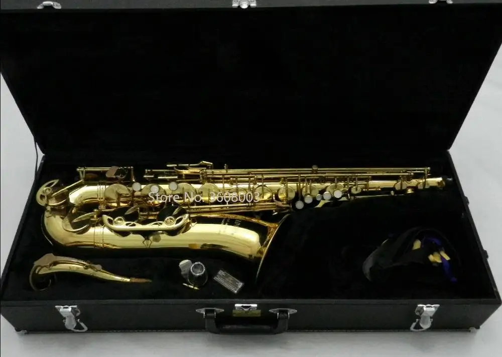 Юпитер JTS-787 тенор-саксофон золотой лак B плоский Sax тенор чехол + мундштук