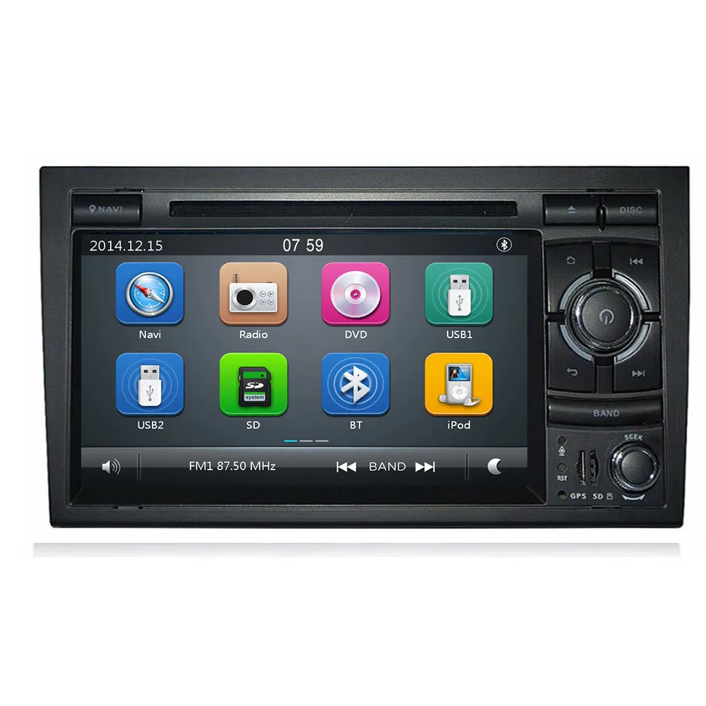 Автомагнитола 2 Din автомобильный DVD плеер для Audi A4 B6 B7 Seat Exeo S4 RS4 2000 2012 GPS навигация