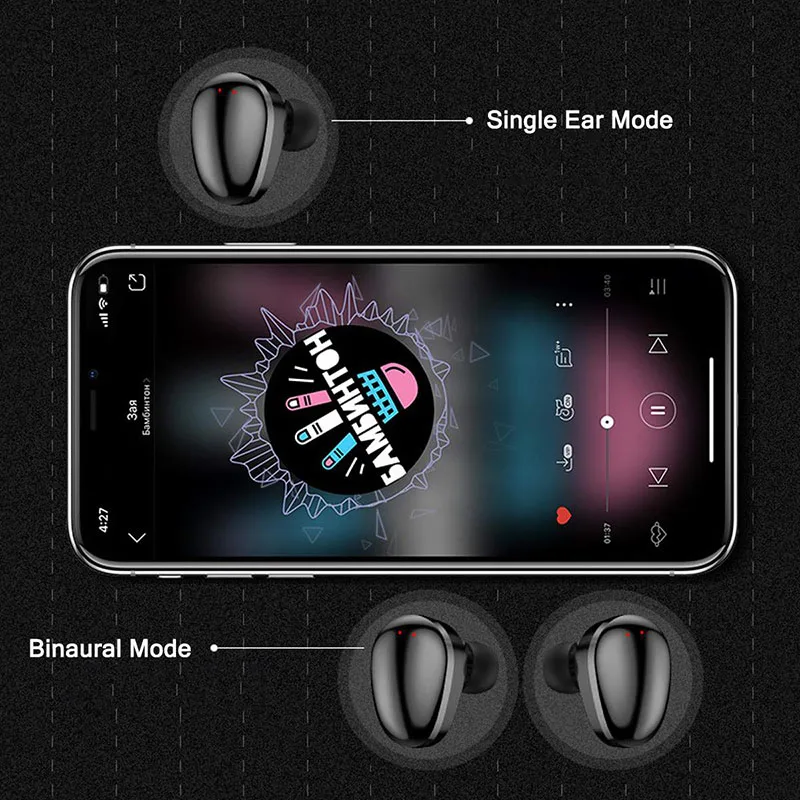 TWS, беспроводные Bluetooth 5,0 наушники, светодиодный дисплей, IPX7, водонепроницаемые спортивные стерео наушники, гарнитура с 3600 мАч/4000 мАч, внешний аккумулятор