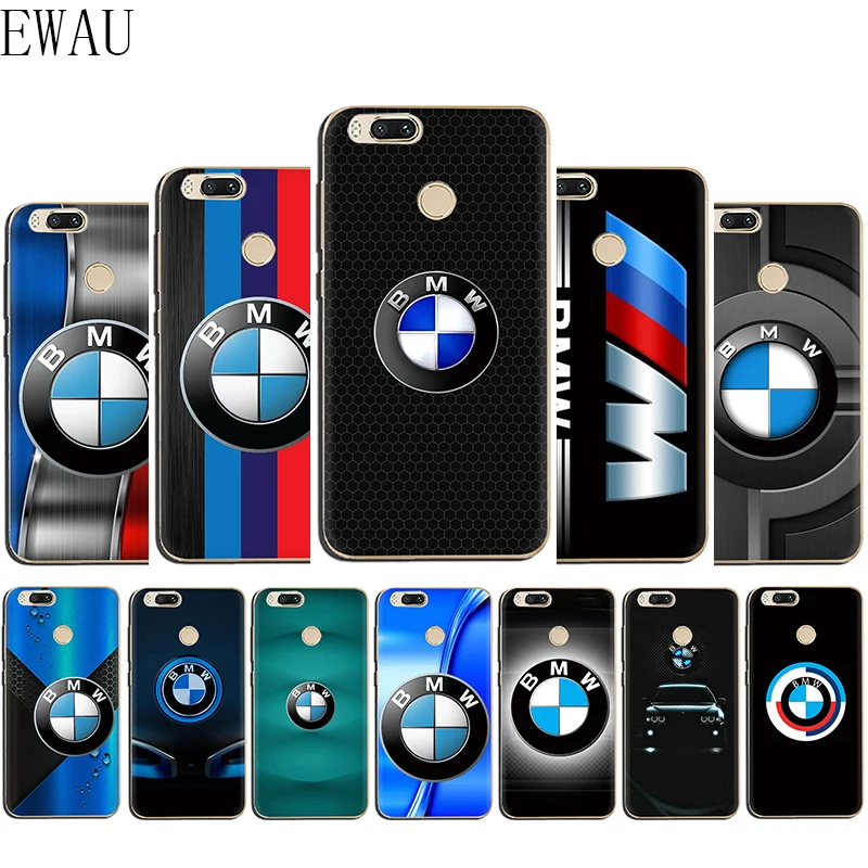 

EWAU BMW Logo Silicone Mattle phone case for Xiaomi 6 8 9 SE A1 A2 Lite Mix 2S Max 3 F1 A3 9T Pro CC9e