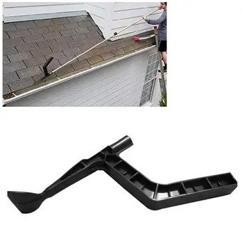 

Gutter Leaf Cleaner Hot Selling Simplicity Portable Durable Roof Hook Farm Garden Sewer Ditch Cleaning Spoon Garden Hand Tools