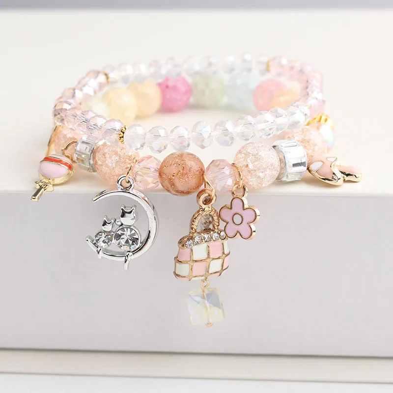 Summer Beach Shell Charm Bracelets for Women Little Girl