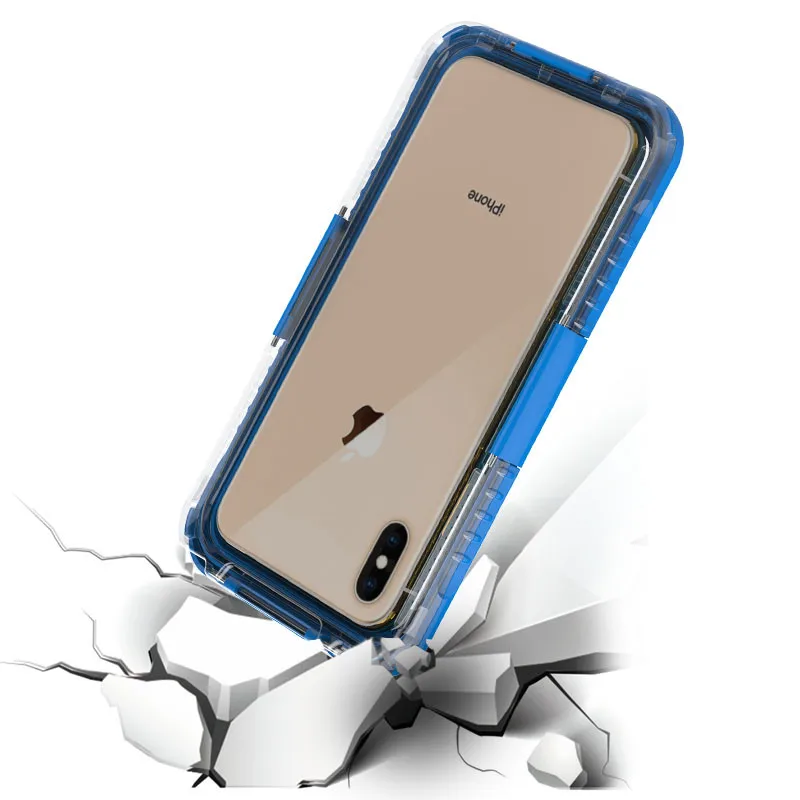 IXP68 водонепроницаемый чехол для iPhone X MAX/XR/XS/6/7/8/6 PLUS/8 PLUS/7 Plus чехол для плавания Дайвинг водонепроницаемый ТПУ покрытие для чехла