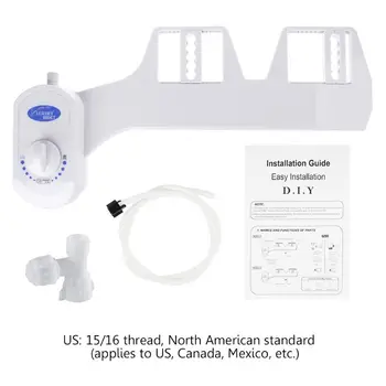 

Bidet Toilet Seat Single Nozzle Fresh Water Spray Non-Electric Bidet Attachment 449C