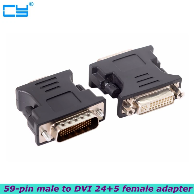 

1pcs / High Quality LFH DMS-59pin Male to DVI24+5 Female Video Adapter Cable for 59pin Graphics Card to Single DVI LCD Monitor