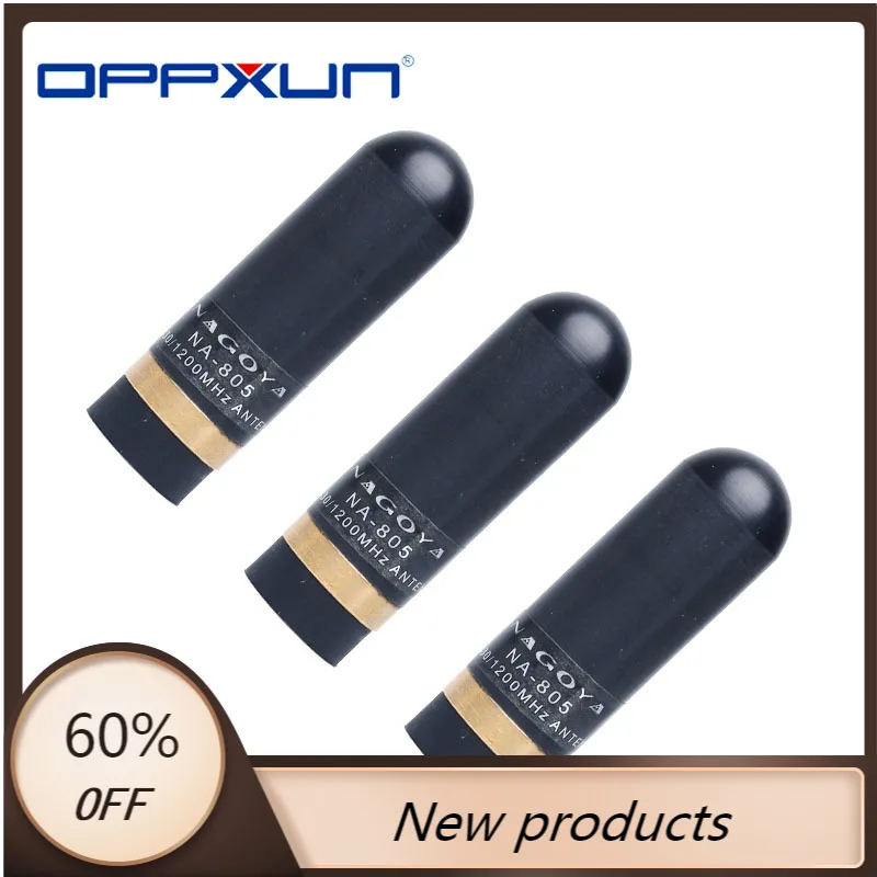 Oppxun-antena de interfono Na805 de sección Dual, Antena Walkie Talkie UV sma-m para Vextex VX-1R/2R/3R/5R/6R/7R ZT-2R Kg-UV6D