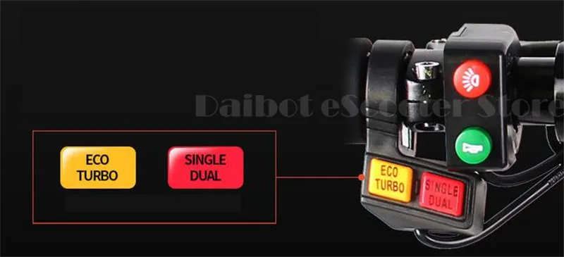 UBGO Powerful Electric Scooter 10 Inch 52V60V Two Wheel Electric Scooters Double Drive Electric Scooter 2000W Motor for Adults  (8)