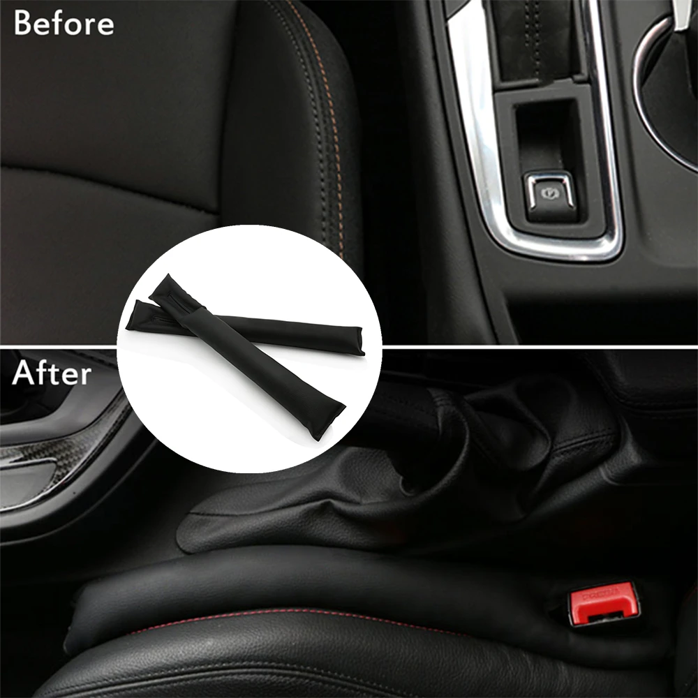 Для peugeot 2 шт. продвинутый мягкий Искусственная кожа 206 207 301 307 308 407 408 508 автокресло подкладка для щели наполнители прокладка для хранения Зарядка для бардачка