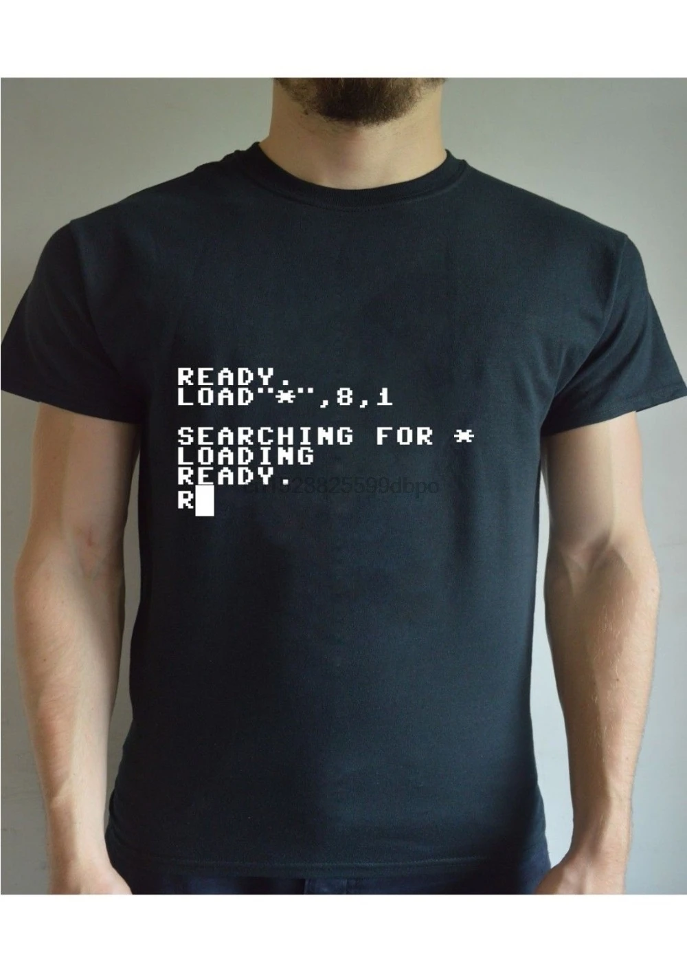 Commodore 64 Loading Ready Computer T Shirt Joke Gift Geek Pop Culture Retro Old Discount 2019 New Fashion Summer Men T Shirt