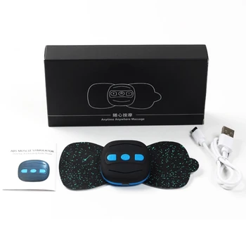 

NEW gift Portable USB Mini Electric Neck Massager Cervical Massage Stimulator Stickers Physiotherapy Instrument Muscle Relief