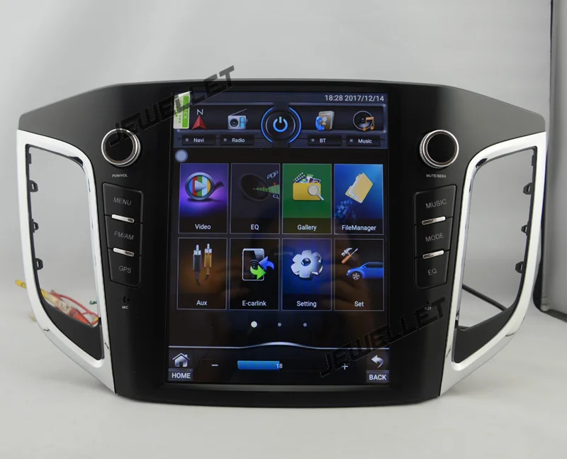 

10.4" tesla style vertical screen Octa core Android 8.1 Car GPS radio Video Navigation for Hyundai ix25 Creta Cantus 2014-2019
