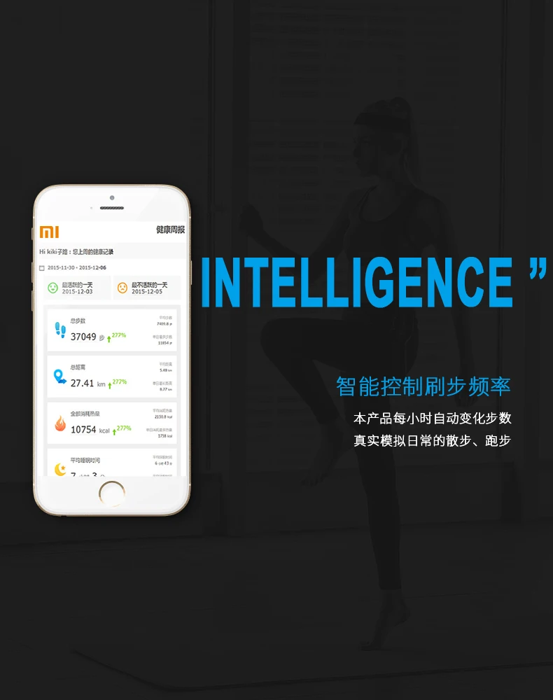 Поворотный счетчик шагов Go Bu Walk Number кисть для мобильного телефона шаг acic ayumi полезный продукт шагомер Wiggler