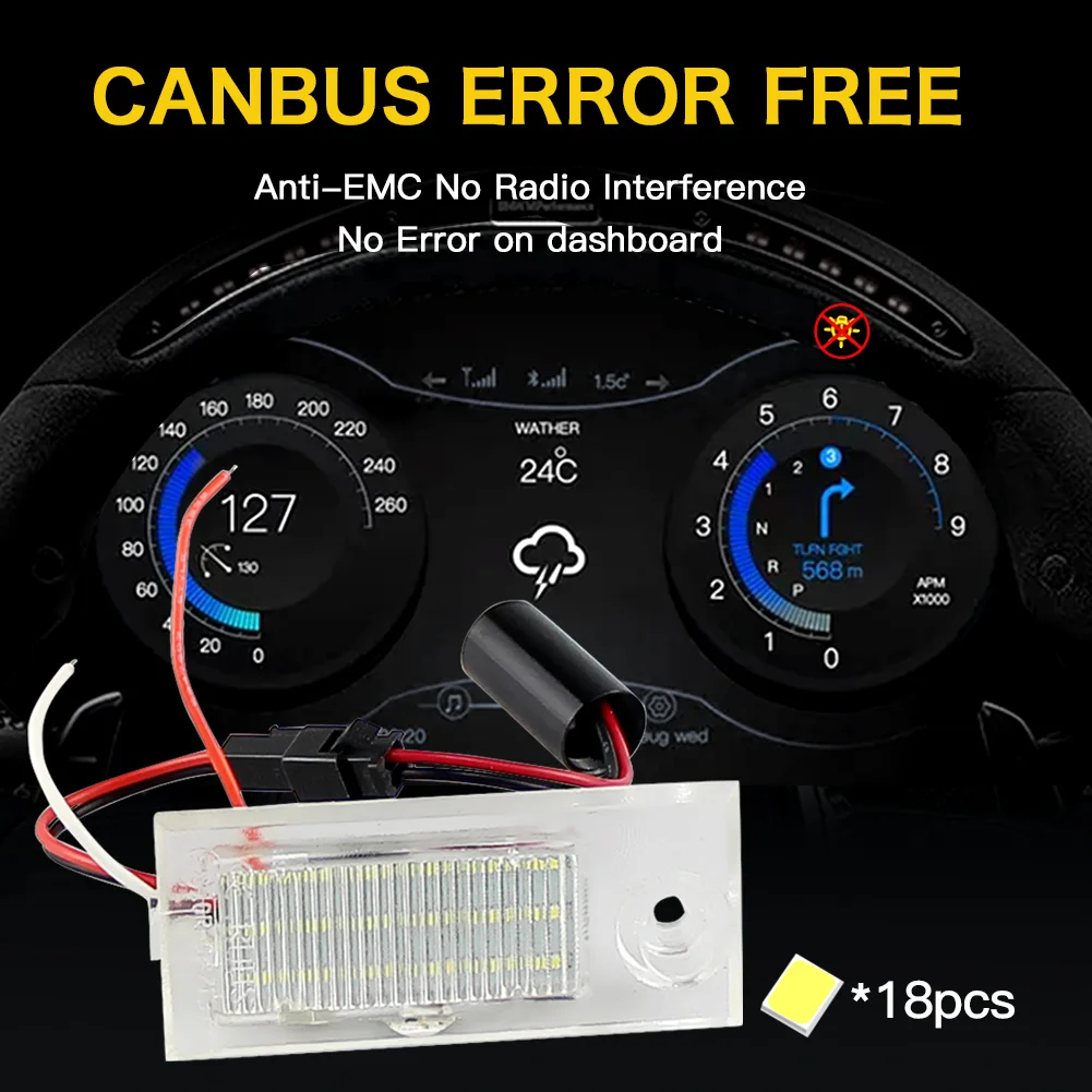 2pc LED ���̼��� ��ȣ �÷���Ʈ ����Ʈ ���� �ĸ� ���̼��� �÷���Ʈ ����Ʈ Audi A6 C5/4B Sedan 1997-2004 1998 1999 2000 2001 2002 2003