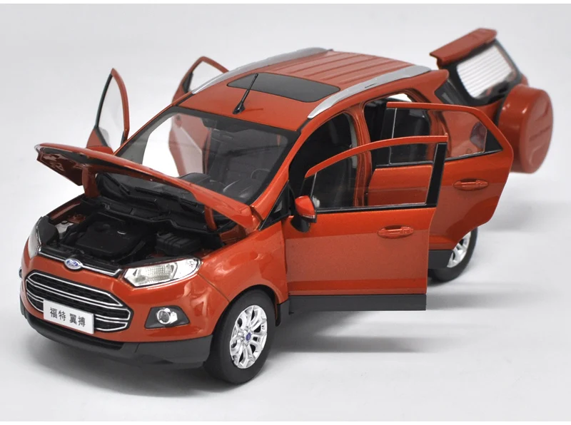 1:18 FORD ECOSPORT SUV литая модель автомобиля игрушки Металлическая Модель автомобиля оригинальная коробка