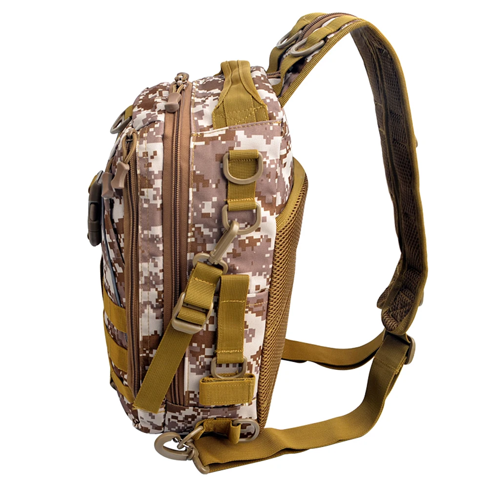 Tactical Sling Pack Army Waterproof Multi-purposeBackpack Crossbody Shoulder Bag Daypack for Outdoor Fishing Hiking Climbing