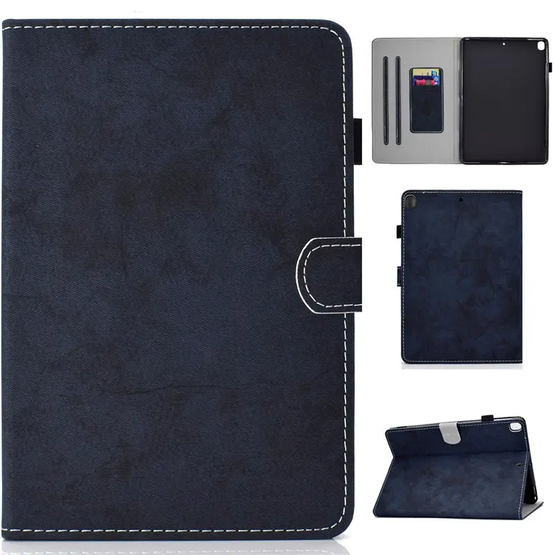 Dark blue Чехол для iPad 10,2, умный чехол для Apple iPad 7-го поколения, A2200, A2198, A2232, чехол для планшета, подставка, Корпус+ подарок - Цвет: Dark blue