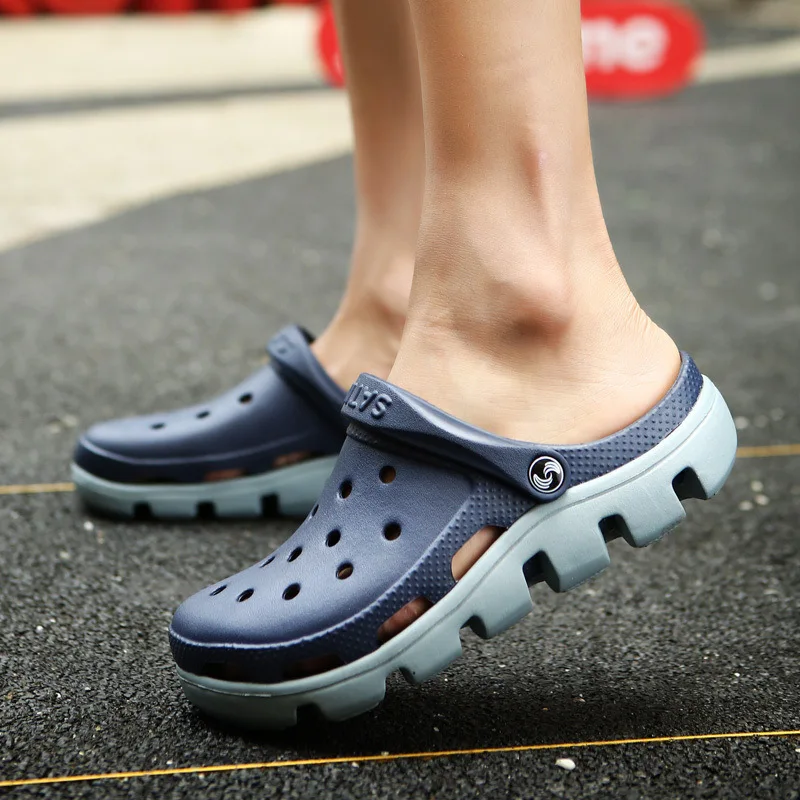 

Porous Shoes Men's Summer Extra Large 45 Closed-toe Men Sandals Casual Slipper 46 Sandals Large Size 47 Sandals