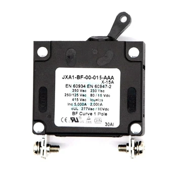 

Black Toggle Reset Circuit Breaker Magnetic Switch Ac/Dc Current Overload Protector Rear Mounting With M3 Screws