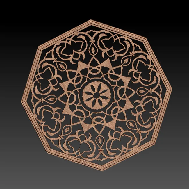 Hollow out flower carving 3D model relief for cnc carved figure sculpture machine in STL file furniture decoration Decor | Инструменты