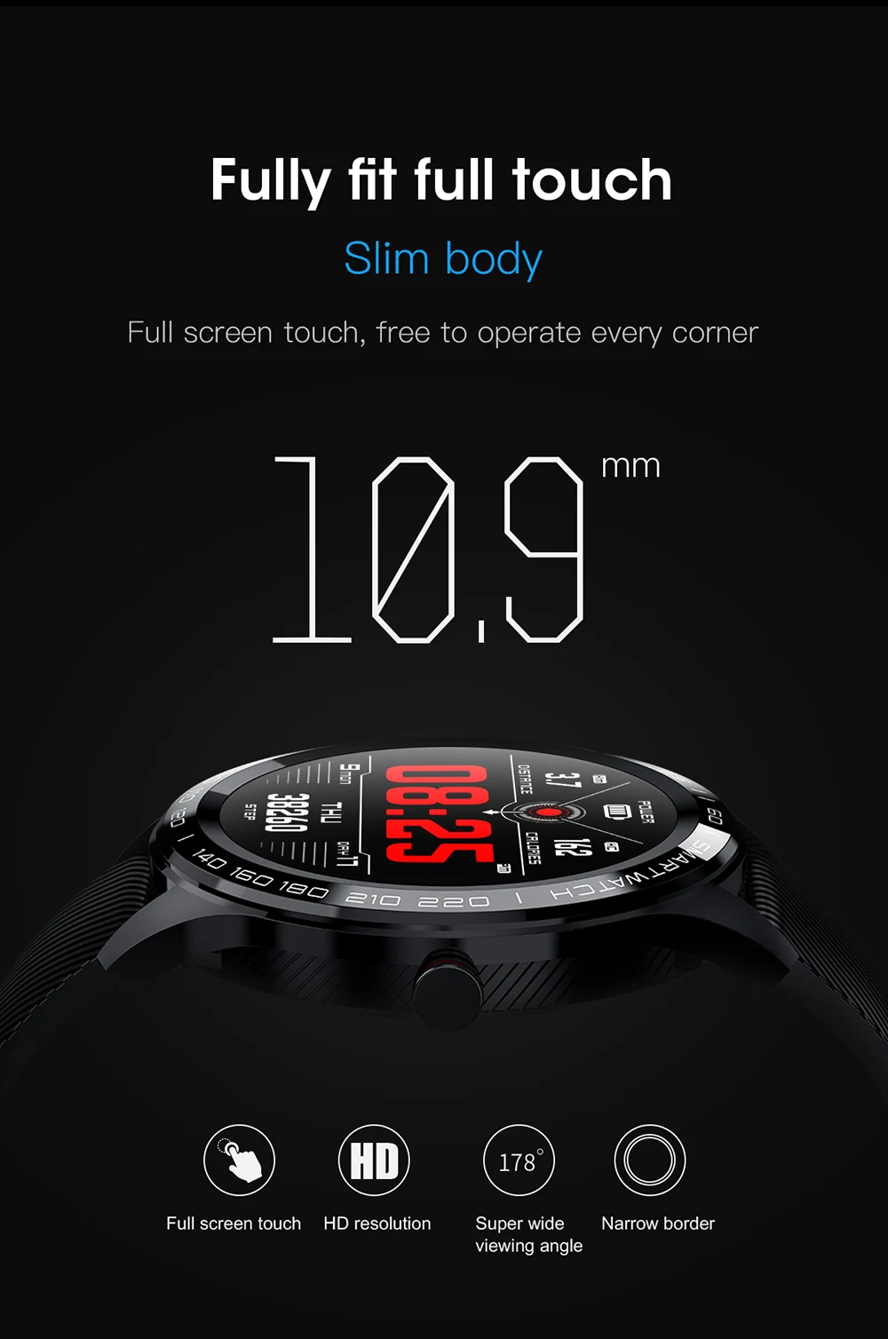 L9 Смарт часы для мужчин IP68 Водонепроницаемый несколько спортивных ЭКГ PPG сердечного ритма Bluetooth Smartwatch кровяное давление кислорода VS L5 L7