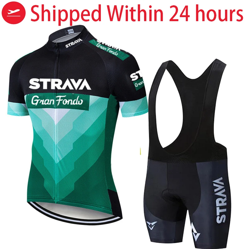 Комплект одежды для велоспорта STRAVA Pro дышащая рубашка с коротким рукавом и шорты