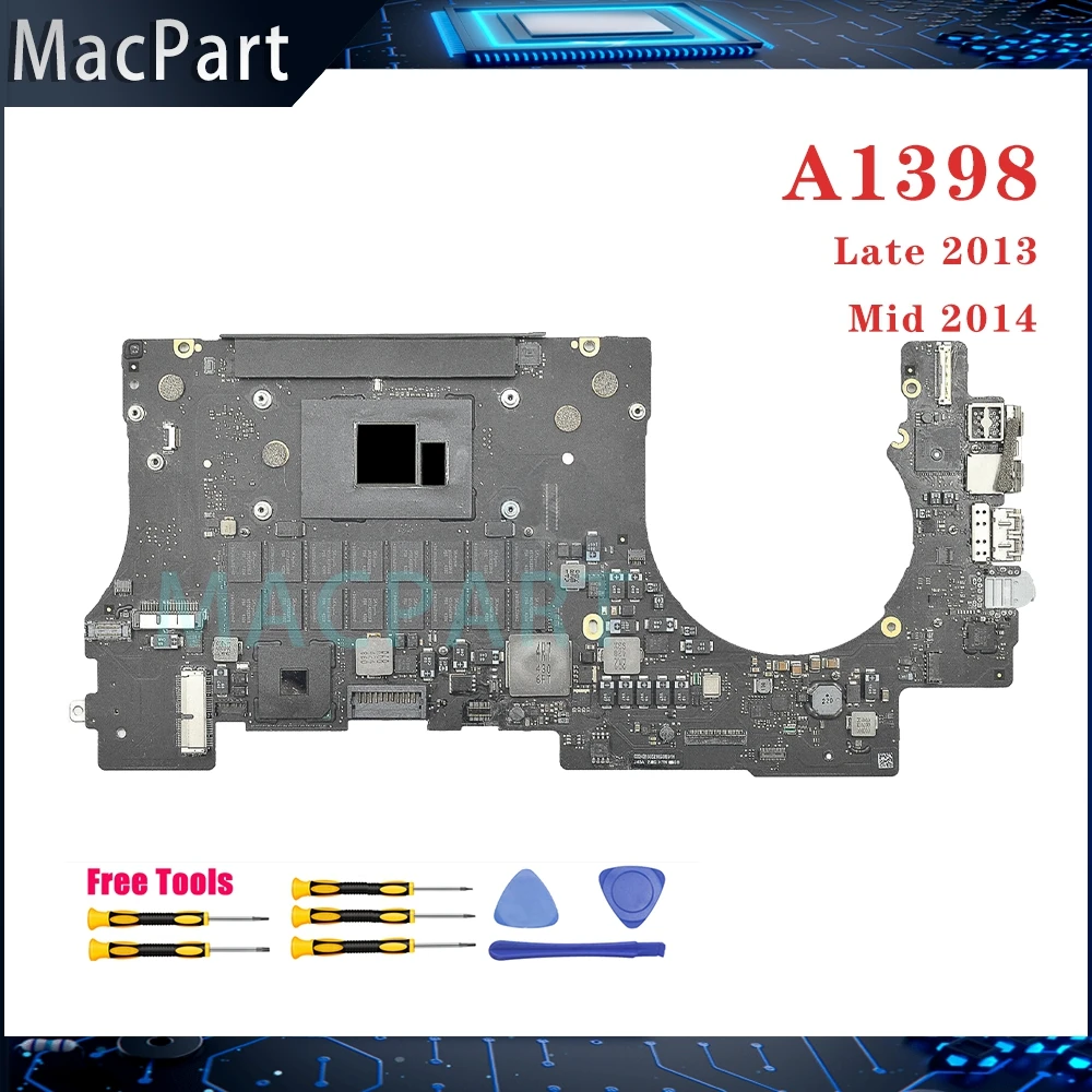 Оригинальная протестированная материнская плата A1398 820-3662-A 820-3787-A для Macbook Pro Retina 15