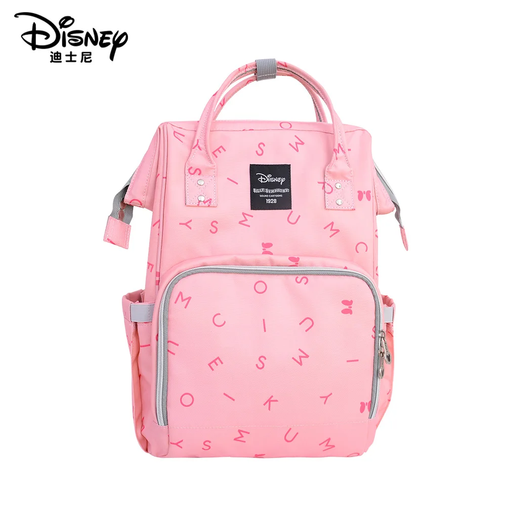 22 no usb Disney бутылочки для кормления Изоляционные сумки USB Ткань Оксфорд сумка для хранения подгузников рюкзак мода водонепроницаемый большой емкости Сумки для подгузников - Цвет: 22 no usb