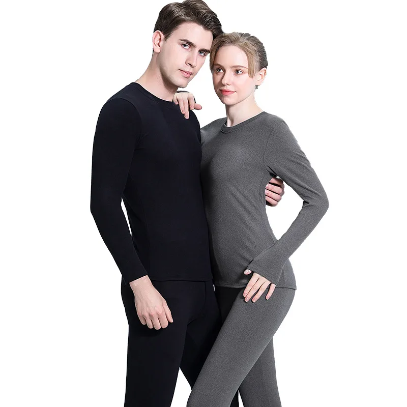 Sous Vêtement Thermique Pour Homme, Ensemble 2 Pièces En Velours Épais,  Manches Longues, Col Montant, Solide, Chaud, Polaire, Haut Et Pantalon,  Hiver Du 19,91 €