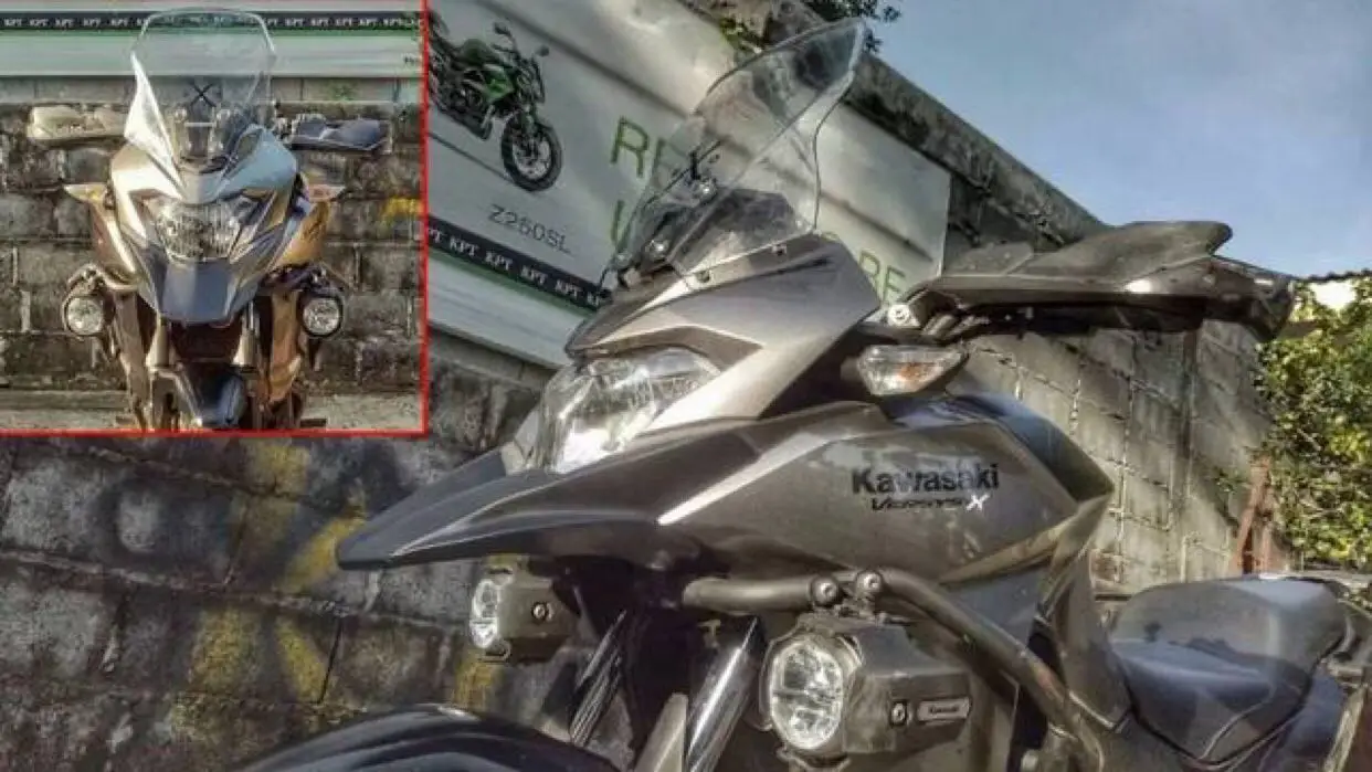 Для KAWASAKI Versys300 Versys X300 Versys X-300 аксессуары для мотоциклов матовый черный ABS фара обтекатель переднее модифицированное крыло